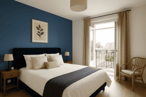 Chambre d'hôtes accueillante à Lourdes, décorée avec goût